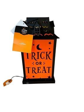 Hyde & Eek Lantern Halloween Pumpkin Trick Or Treat Battery Operated New Holiday